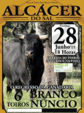 TOIROS DE BRANCO NÚNCIO REGRESSAM A ALCÁCER