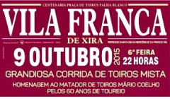 Corrida Mista Feira de Outubro em VFX será 6ª feira dia 9 pelas 22h00   