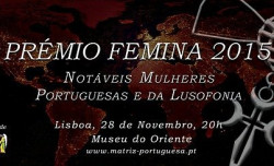 Sónia Matias agraciada com o Galardão Feminina 2015