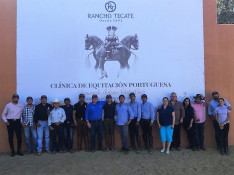 O cavaleiro António Maria Brito Paes voltou a dirigir estágio de equitação por terras Mexicanas.
