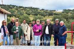 Personagens da FESTA visita a Herdade da 