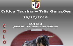 FESTA BRAVA COLÓQUIO NO PRÓXIMO DIA 19
