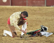 A ultima pega como Forcado Amador do Sr. João Machacaz