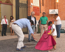 Aula pratica no Campo Pequeno