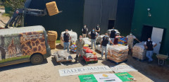 Doação de 5760 kg de alimentos para animais Badoca Safari Park