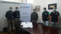 Covid-19: Elementos dos Forcados de Arronches entregam equipamentos no Hospital de Portalegre