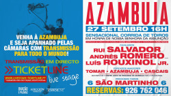 Dia 27  corrida televisionada em directo para todo o mundo desde a praça de Azambuja