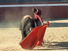  Diogo Peseiro,tenta na ganadaria de Rllanejo, em  San Esteban del Puerto, Espanha