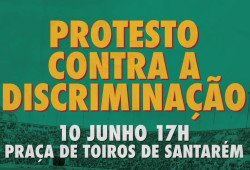 Protesto Contra a Discriminação,junto à praça 