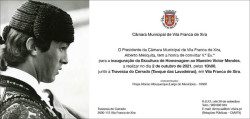 Inauguração da Escultura de Homenagem ao Maestro Victor Mendes em Vila Franca de Xira