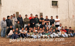 Treino do G.F.A. Moita ,na Ganadaria Prudêncio. 
