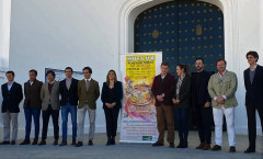Grupo de Forcados Amadores de Beja, em Huelva.