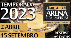 Temporada de Almeirim e Nazaré com datas.