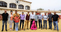 Aficionados Práticos de Badajoz na ganadaria Peñas Blancas.
