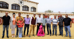 Aficionados Práticos de Badajoz na ganadaria Peñas Blancas.