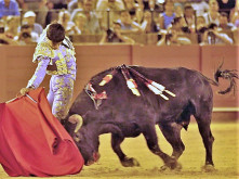TOMÁS BASTOS, aplausos na Maestranza em Sevilha. 