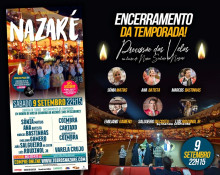 Apresentação do cartel de encerramento da temporada taurina na Nazaré.