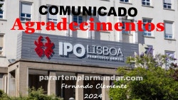 Comunicado / Muito Obrigado.