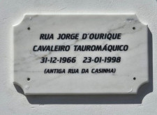 JORGE D'OURIQUE JÁ É NOME DE RUA.