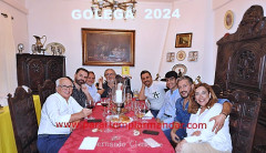 Noite de convívio em casa da família Carvalho 