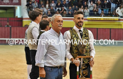 Ruben Silva, grande vencedor na Palha Branco, no encontro Internacional de Recortadores