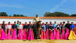 ESCOLA DE TOUREIO JOSÉ FALÃO E ESCOLA DE TOUREIO E TAUROMAQUIA DA MOITA  NA GANADARIA  S.TORCATO