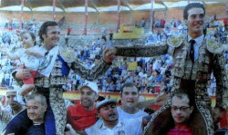 O Matador David Mora que se apresenta amanha em Vila Franca na “ Palha Blanco” obteve mais um triunfo desta vez na Praça de Toiros  EL PLANITO  em Burgos.