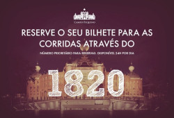 RESERVE O SEU BILHETE PARA AS CORRIDAS DO CAMPO PEQUENO ATRAVÉS DO 1820