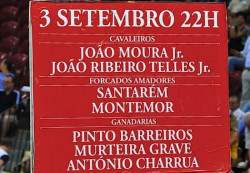 Já estão à venda os bilhetes para o mano-a-mano Moura Jr – Telles Jr