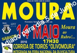 Moura adiada para dia 5 de Junho