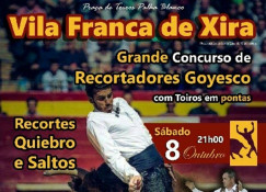 Amanhã extraordinário espectáculo de recortadores na PALHA BLANCO