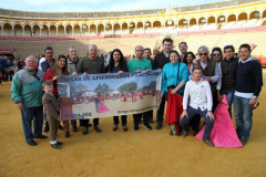 El Taller de Tauromaquia de Badajoz em la Maestrenza 