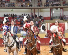 Grande entrada na magnifica corrida em Évora
