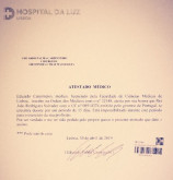 RUI SALVADOR É BAIXA PARA VILA FRANCA DE XIRA