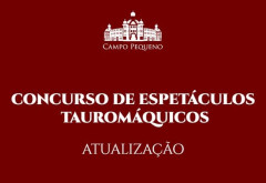 CONCURSO DE TAUROMAQUIA – ATUALIZAÇÃO