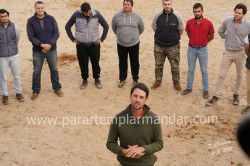 Treino na Herdade da Baracha do Grupo Forcados Amadores do Cartaxo.