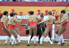 A Primeira Corrida na praça de toiros de Beja no dia 6 de Junho 