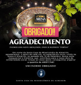 AGRADECIMENTO DA SANTA CASA DA MISERICÓRDIA DE ALMEIRIM