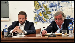 Colóquio sobre gestão taurina com o empresario Luis Miguel Pombeiro.