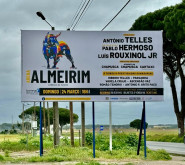 Mega campanha de promoção da corrida de toiros em Almeirim
