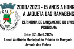 15 Anos a honrar a Jaqueta das Ramagens