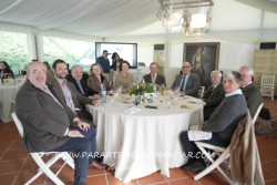O almoço na Quinta de Guadalupe, culminação das homenagens do Centenário a  Manuel dos Santos  (com fotos) 