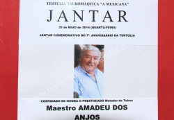 A Tertúlia “ A Mexicana” rendeu-se ao Maestro dos Maestros